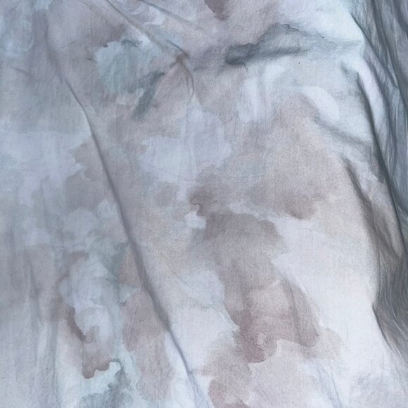 Restoration Hardware pale dusty lavender purple gray watercolor pillow case - Picture 3 of 3